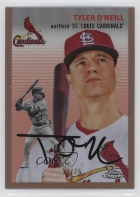 2023 Chrome Platinum Anniversary Rose Gold Refractor 32/75 Tyler O'Neill 19wd