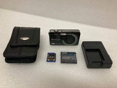 CASIO EXILIM EX-Z90 12.1MP Compact Digital Camera Black W/ Battery