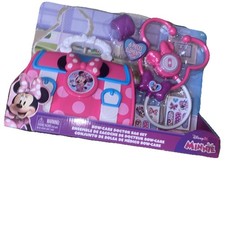 Disney Junior Minnie Mouse Bow Care Doctor Bag Set 6 Pieces NEW Free Shipping