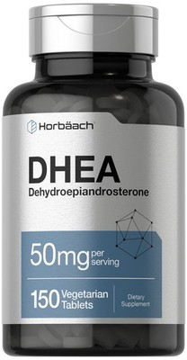 DHEA 50mg | 150 Tablets | Non-GMO, Gluten Free Supplement