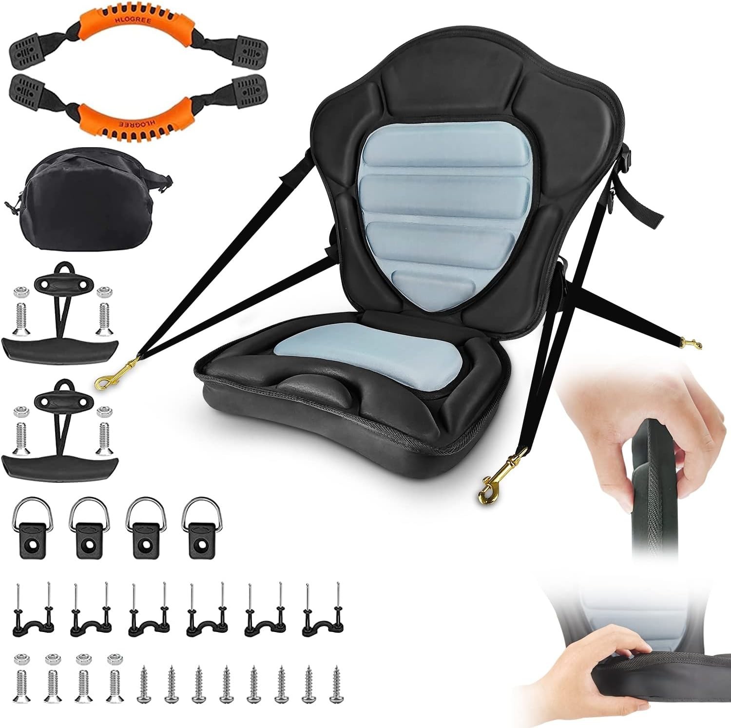 Seat With Back Support With Accessories,seat Cushion Fits Si