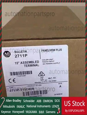 2711P-T15C4D8 AB PanelView Plus Terminal Fast Shipping 2711PT15C4D8 New