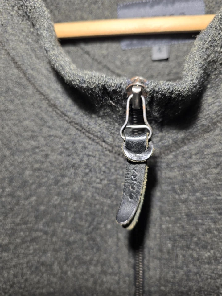 OSKA Women’s 4 Boiled Wool Zip Jacket Gray Minimalist Stand Collar German Design - Image 3 of 4