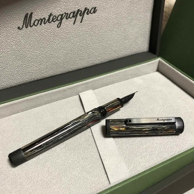 Montegrappa Zero Meteor Shower Fountain Pen 14K Gold Nib F Limited 300 New Rare