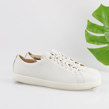 Cole Haan Mens Grand Crosscourt Sneaker Size 9.5 M White Leather Casual Shoe Low