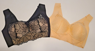 Set of 2 She Curve bras 38 Stretch Lace Cut-Out SheCurve