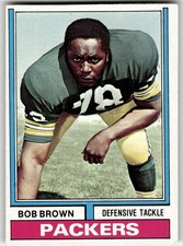 1974 Topps Bob Brown #266 Green Bay Packers