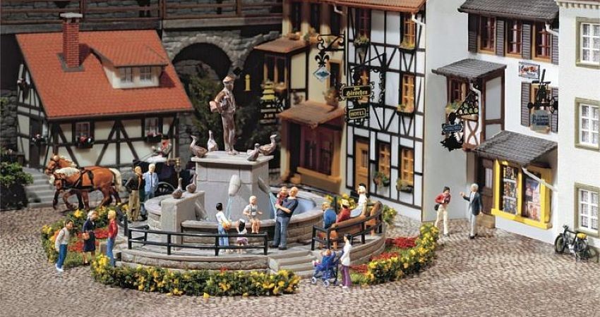 Faller 130232 Fontaine HO 1/87 modèle réduit fonctionnel pour décor