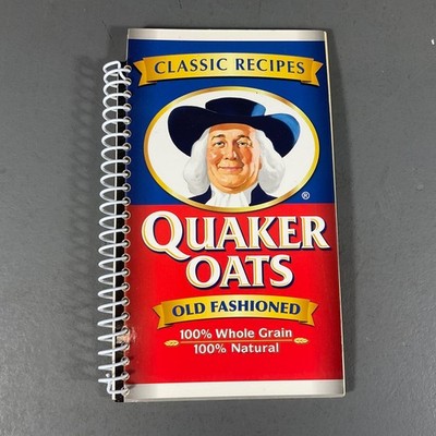 Quaker Oats Old Fashioned Classic Recipes Spiral Bound Cookbook Recipebook 2008