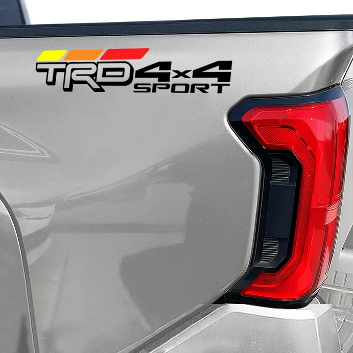 TRD 4X4 Sport Decal Sticker Set Fits Toyota Tacoma Tundra 2024 2025 Vinyl Pair - Изображение 2 из 3