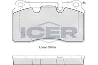 Icer Bremsbelag FüR Land Rover Range Rover Sport I L320 181788
