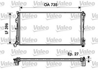 Valeo MotorküHler WasserküHler 732956 FüR Chrysler RG Voyager RS Aluminium 4 CRD