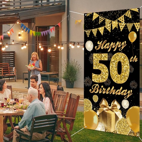 Machine Washable Celebration Wall Hanging Door Cover Oversized Designs - Picture 7 of 8