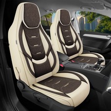 Schonbezüge Sitzbezüge für BMW X1 F48 Bj ab 2015 in Beige/Braun H11