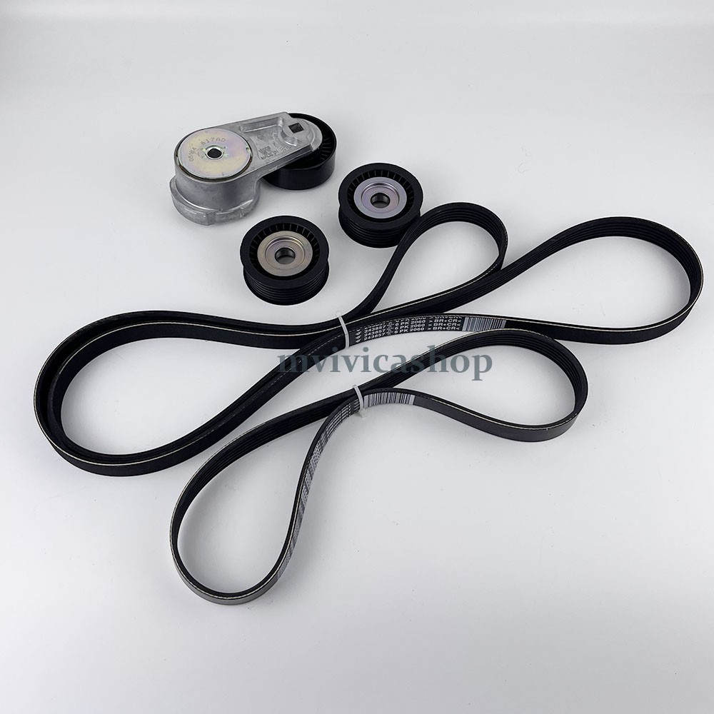 Drive Idler Pulley Belt Tensioner Kit For Maserati Ghibli Levante Quattroporte