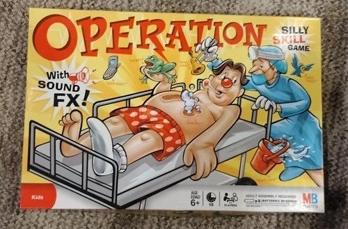 Vintage 2008 OPERATION Board Game Milton Bradley Complete 100% Tested