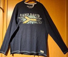 CAMP DAVID LANGARM SHIRT Gr. 2 XL BLAU NEU OVP 27711 OHZ Auch Versand