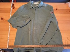 Bulwark Protective Apparel Flame Resistant Jacket, Green, Size XL