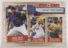 2019 Big League Stat Kings Felipe Vazquez Vázquez Kenley Jansen Wade Davis 5ta
