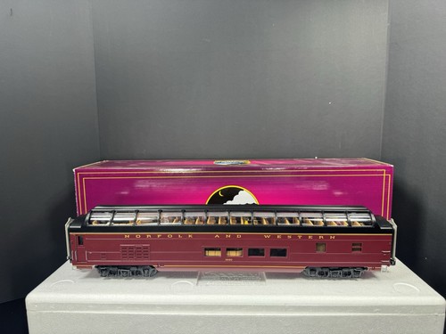 Coche de pasajeros MTH 20-64176 Norfolk & Western N&W 70' largo completo vista domo nuevo en caja | Zustand: Used