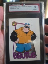 Brutus 1994 Popeye Card Creations #3 Bluto Character Cartoon Comics Rare KSA 9