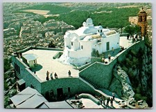 Vtg Postcard Athens Greece Lykabettos Saint George Hill View USA Unposted