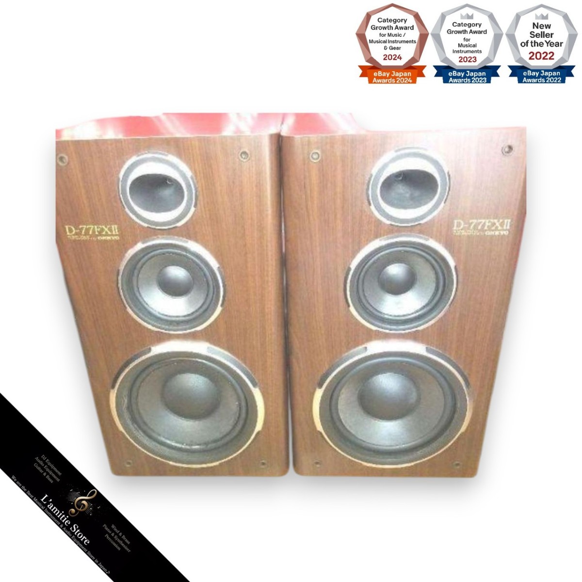 ◇ONKYO　　◇D-77FX2 Onkyo D77Fx2 Speakers 68.5cm Tall Damage/Wear Notice | eBay