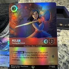 Mulan - Standing Her Ground (Epic) 215/204 Whispers in the Well Holo
