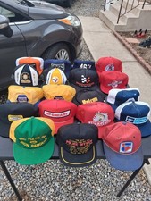 Vintage Trucker Hat Lot various condition