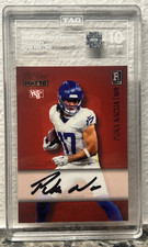 PUKA NACUA 2023 WILD CARD MATTE RED ROOKIE AUTO /10 RC SSP TAG 10 RAMS #BCA-PN. rookie card picture