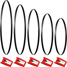 5 Pieces Turntable Belt with 5 Pieces Record Player Needle, Replacement Differen