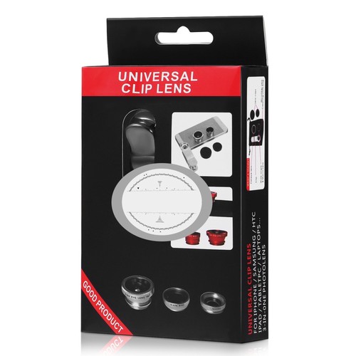 Wide Angle Lens Fisheye Lens Phone Lenses Cell Phone Camera Lens Kit - 第 12/12 張圖片