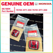 Genuine Honda Front Rear Emblems Integra Dc2 Type-r Badges Jdm Itr Oem