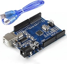 UNO R3 Board ATmega328P with USB Cable Arduino-Compatible for Arduino, Input Vo
