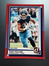 2025 Panini Donruss - Tony Pollard #272 Press Proof Red