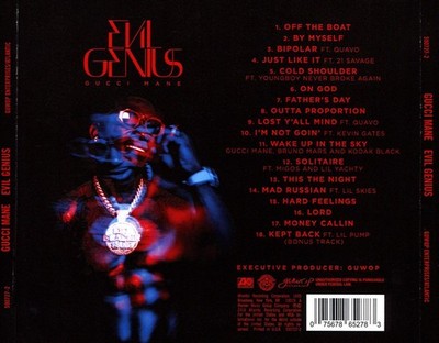 GUCCI MANE EVIL GENIUS NEW CD