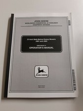 manuel d utilisation de tondeuse john deere JS61 et JS63