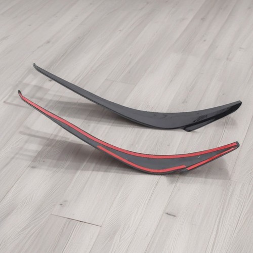 For Toyota Corolla 2020-2024 Front Headlight Eyebrow Eyelid Strip Glossy BlackdJ - Picture 2 of 15
