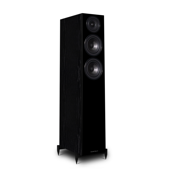 WHARFEDALE DIAMOND 12.4 BLACK COPPIA DI DIFFUSORI DA PAVIMENTO 2 VIE 1/2 NUOVI