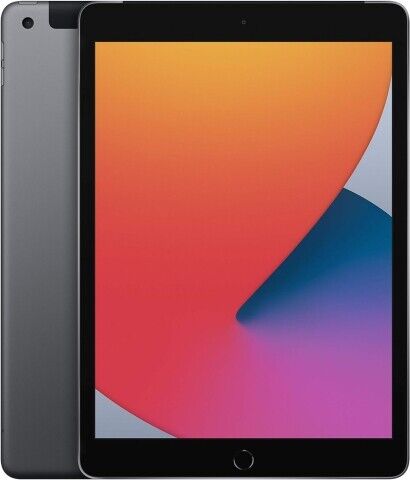 Apple iPad 8 (2020) 32 Go [WiFi 10,2" + cellulaire] gris sidéral - NEUF - Photo 1/1