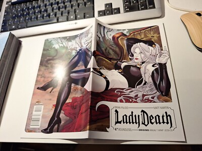 US Lady Death ORIGINS ANNUAL (2010 Boundless) #1  WRAP COVER VARIANT