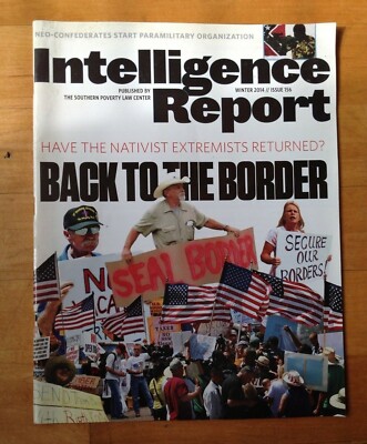 INTELLIGENCE REPORT, Winter 2014 Issue 156, Back to the Border 