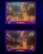 Shaquille Oneal 1997 Upper Deck "Diamond Vision + Signature Diamond Vision " Lot