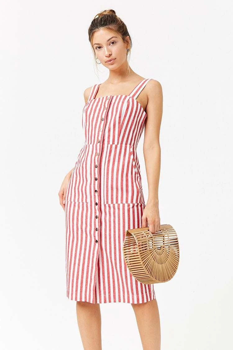 Forever 21 cheap button front dress
