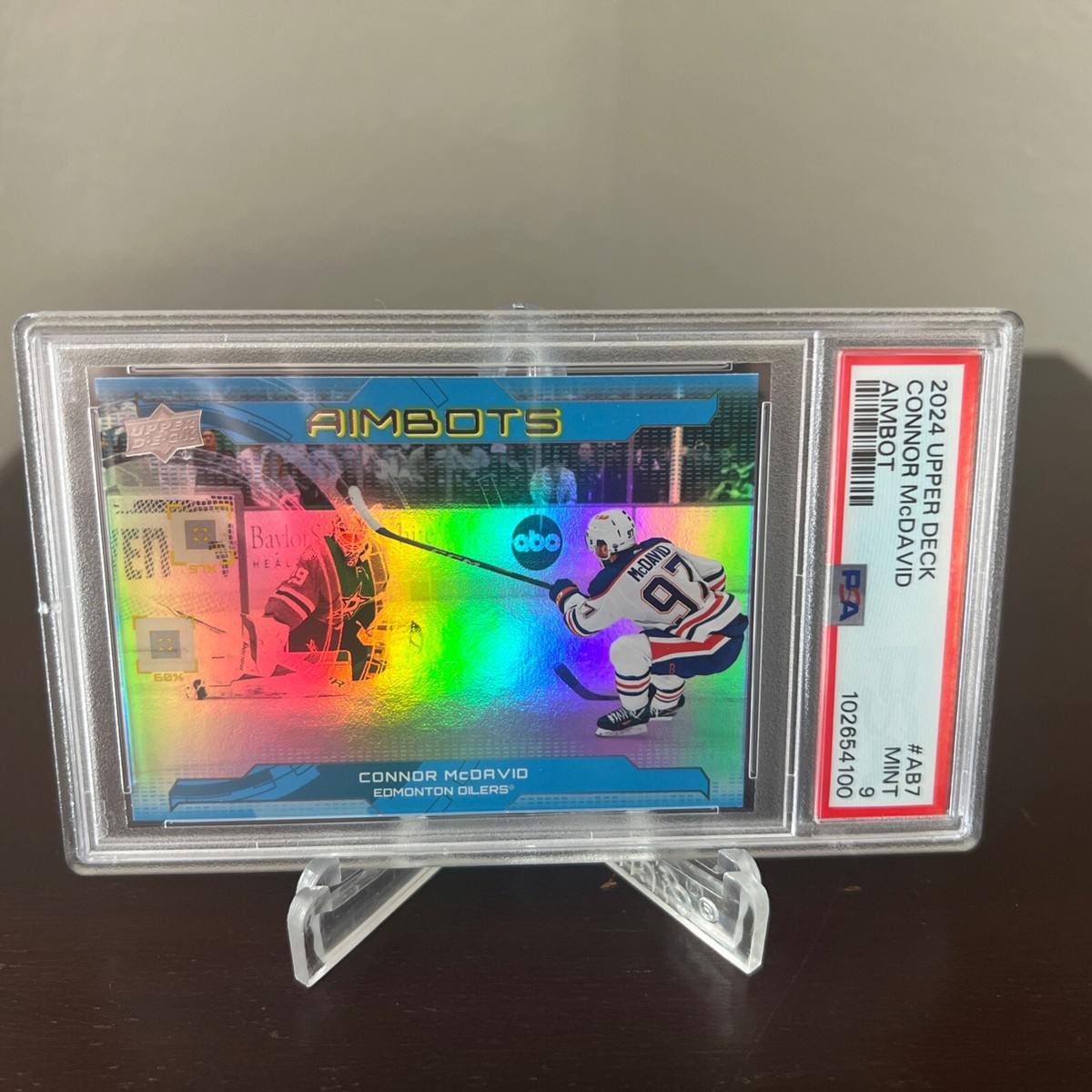 2024-25 Upper Deck Series 1 - Aimbots Connor McDavid #AB-7 for