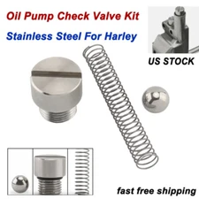 Oil Pump Check Valve Kit For Harley Big Twin Shovelhead Evolution FL FX FXD FXR 