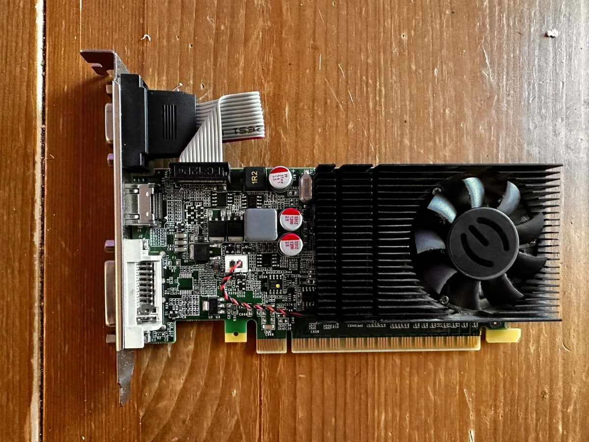 EVGA NVIDIA GeForce GT620 1GB DDR3 PCIe Graphics Card P/N: 01G-P3