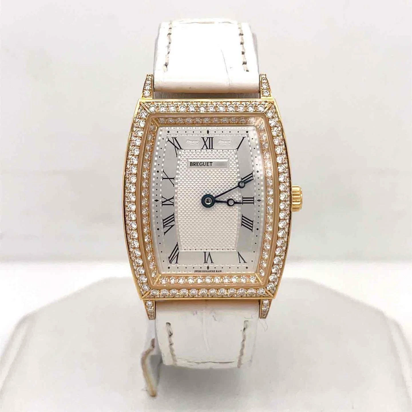 Breguet — Breguet Heritage Automatic 25MM 18k Yellow Gold Diamond Bezel Ladies Watch 8671