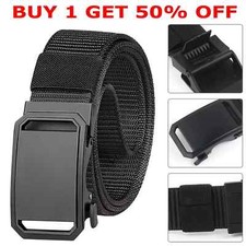 Men Casual Military Tactical Army Adjustable Quick Release Belts Pants Waistband