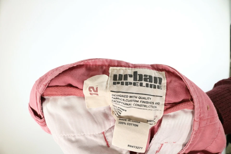 Pantalones Cortos Chinos Para Hombre Urban Pipeline Rosa 32W Usados en Excelente Condición Foto 3 de 4